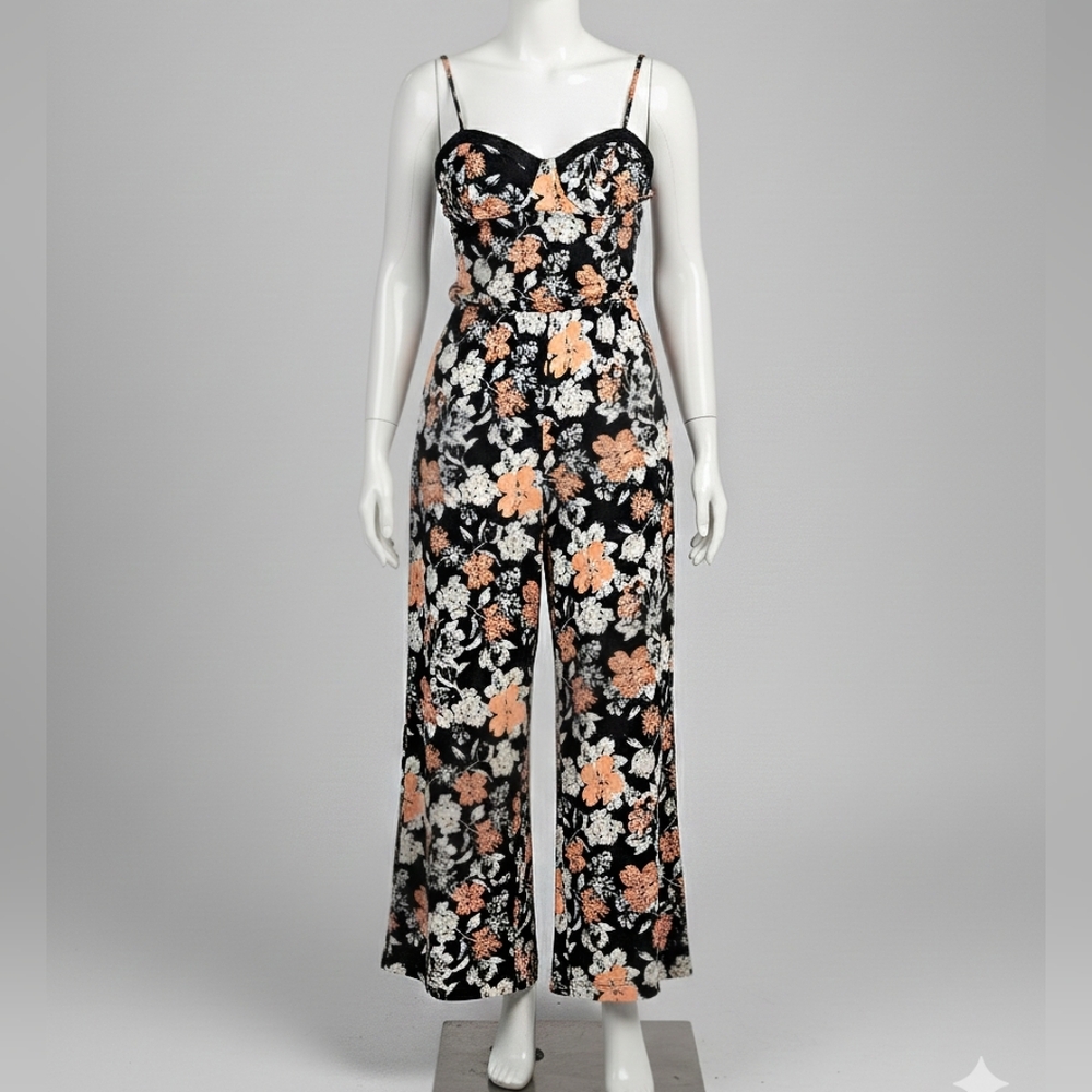 💙 Band Of Gypsies Floral Jumpsuit